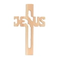 thumbnail image 1 of Ounissouiy Decoración de pared de madera, portátil, elegante, montado en la pared, cruzado, interior, hogar, Bar, Club, restaurante, adorno, accesorios de Kits y herramientas para tallar Ounissouiy HA075066-00, 1 of 6