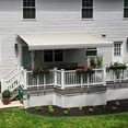 thumbnail image 2 of Awntech 20 Ft Maui Left Motorized Heavy Duty Patio Retractable Awning (240in x 9.25in x 120in), Oatmeal Tweed, 2 of 6
