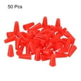 thumbnail image 3 of Uxcell Silicone Rubber Tapered Plug 5mm to 9mm Solid Red for Powder Coating, Painting, Laboratory Use 50 Pieces, 3 of 5