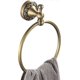 thumbnail image 1 of Antique Brass Towel Ring, Hand Towel Holder for Bathroom Wall Mount Retro Round Towel Rail Rack, 1 of 5