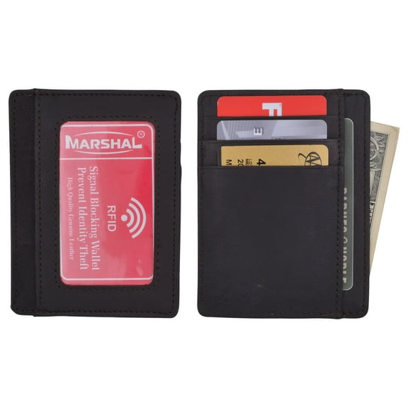Slim Wallet RFID Front Pocket Wallet Minimalist Secure Thin Credit Card Holder