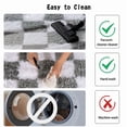 thumbnail image 6 of SARAG Checkerboard Carpet Area Rugs For Living Room White And Light Gray 5x7ft Area Rug Modern Non-Slip Shag Carpets For Boys Girls Nursery Home Aesthetic Decor, 6 of 7