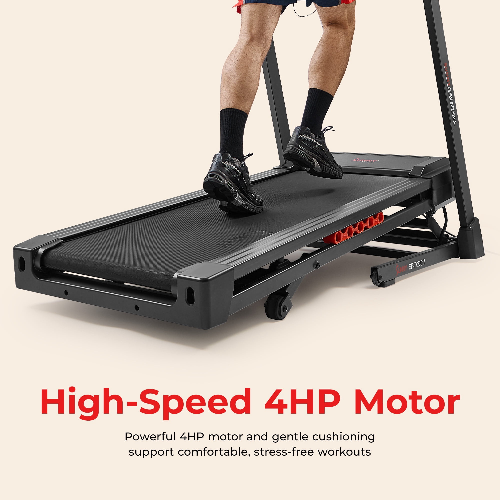 Sunny Health & Fitness Excel Smart Incline/Decline 20” Deck Treadmill with 300LB Weight Capacity - SF-T723017