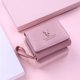 thumbnail image 4 of Nueva cartera corta de moda para mujer, monedero para mujer, tarjetero, cartera pequeña para mujer, cerrojo para mujer, púrpura JAMW Sencillez, 4 of 5