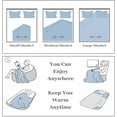thumbnail image 3 of Yibo Happy Birthday Gifts for Papa Blanket Flannel Soft and Comfortable Anti-static Bed Sofa Blanket, 3 of 7