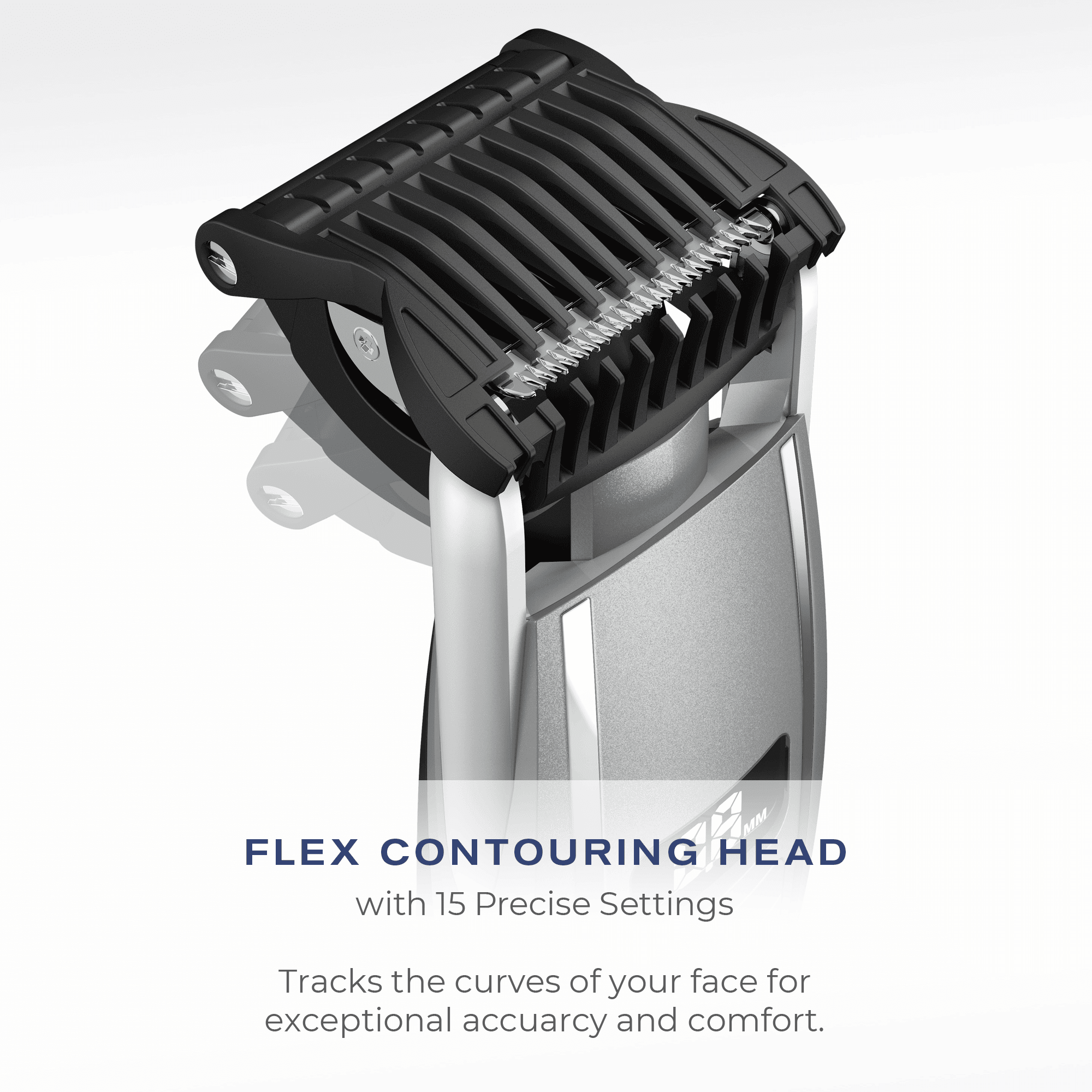 ConairMAN Beard Trimmer for Men, Cord/Cordless Digital Length Control Beard and Stubble Trimmer GMT980