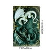 thumbnail image 3 of Metal Sheet Art Waterproof And Sunburn Protection Wrought Iron Wall Hanging Decor, 3 of 6