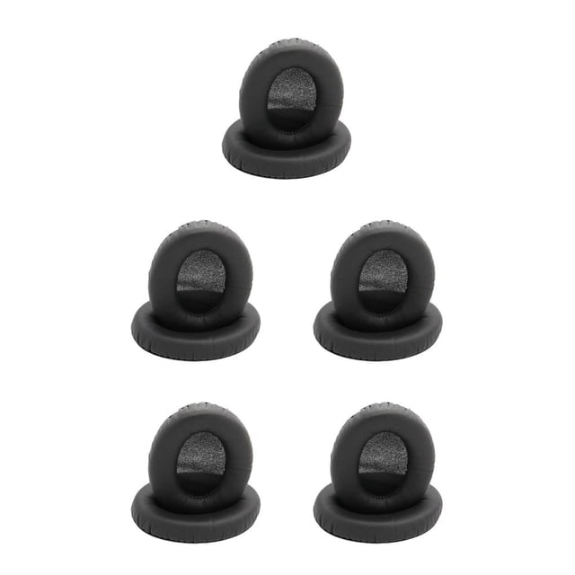 Bearachild 1 Pair Ear Cups Leather Replacement Sponge Earpads Sleeve Parts Repair Cushions Protection Hearing Oval for ATH-ANC7 Headphones Type2