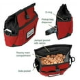 thumbnail image 3 of Doggone Good Rapid Rewards Deluxe Dog Training Bag with Belt (Red), 3 of 4