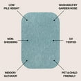 thumbnail image 3 of JONATHAN Y SHAPES 5 x 8 Area Rug, Miles Minimalist Radius Corner - Turquoise, SHP100F-5, 3 of 7