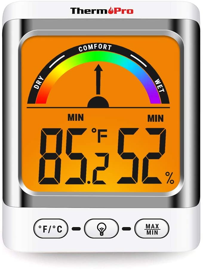 ThermoPro LCD Digital Hygrometer Indoor Temperature and Humidity Gauge Monitor Indicator Room