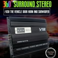 thumbnail image 1 of 12V 3800W Car Audio Amplifier High Power Dual Output Cart 4 Channel Audio Speaker Subwoofer Amplifier, 1 of 10