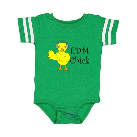 

Inktastic EDM Chick Text Girls Baby Bodysuit