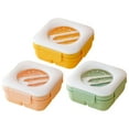 thumbnail image 4 of Darzheoy Bento Boxes Adults, Heated Lunch Boxes for Adults, Lunch Containers for Kids Bento Lunch Box 2 Compartments Microwave Safe (Flatware Included), 4 of 5