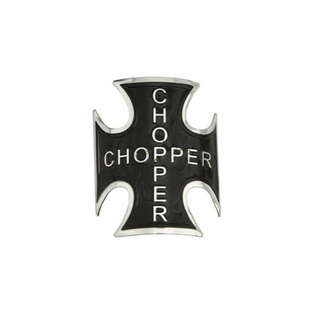 Cross Name Plate Black W/Flame. Bike name plate, bicycle name plate, for lowrider , beach cruiser, chopper, limo, stretch