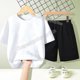 thumbnail image 3 of Disney-Conjunto de camiseta de algodón para niño y niña, ropa deportiva para niño y niña, camisetas de cómic, ropa informal para bebé, regalo, 3 of 5
