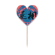 thumbnail image 1 of Etiqueta del corazón de la bandera del palillo de dientes, 1 of 3
