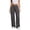 Dark Gray, variant on Women Elastic Waist Straight Cargo Pant Relaxed Fit Casual Lounge Workout Travel Hiking Trousers with Pockets