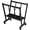 Black, variant on Art Display Print Rack: Artist Storage Rack with Castors for Canvas Organizer - Beech Wood Large Drying Racks for Prints Artworks Panels Posters Stand Art Shows & Galleries