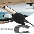 thumbnail image 3 of Car External Microphone with Audio Cable U-Shaped Clip for Radio Automatic DVD Player, 3 of 5