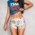 thumbnail image 3 of Lsque Spring Flowers Birds Pattern High Waisted Biker Shorts for Women-Tummy Control Fitness Athletic Workout Running Yoga Gym Shorts,Moisture-Wicking-Medium, 3 of 9