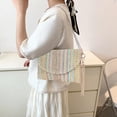 thumbnail image 3 of LinYooLi Natural Straw Boho Purse Zipper Wristlet Wallet Handwoven Beach Clutch Bag, 3 of 9