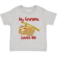 thumbnail image 3 of Inktastic My Grandma Loves Me Sloth Boys or Girls Toddler T-Shirt, 3 of 5