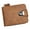 Khaki, variant on Men's Vintage Compact Zipper Wallet, Vintage PU Leather Wallet, Compact and Portable, Gift for Mens Birthday, Black