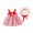 Red, variant on Pejock 1-4 Years Baby Girls' Cotton Dresses Kids Pageant Flower Girl Dress Toddler Baby Girl Summer Bow Decoration Flower Print Suspender Dress With Hat