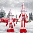 thumbnail image 3 of Fiudx Muñeco de Papá Noel Navideño, Diseño Elástico, Fibra de Poliéster Suave, Decoración Festiva de Rudolph, Altura Ajustable, Decoración de Mesa para El Hogar, 50 Cm, Accesorio Festivo Caprichoso, 3 of 4