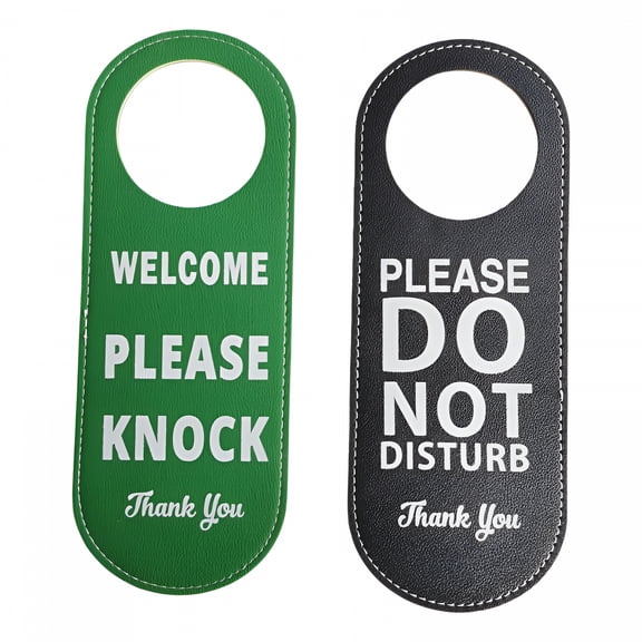LAMIRO Do Not Disturb Please Knock Signs Door Knobs Meeting Room Door Hanger Tags Label,do not disturb sign