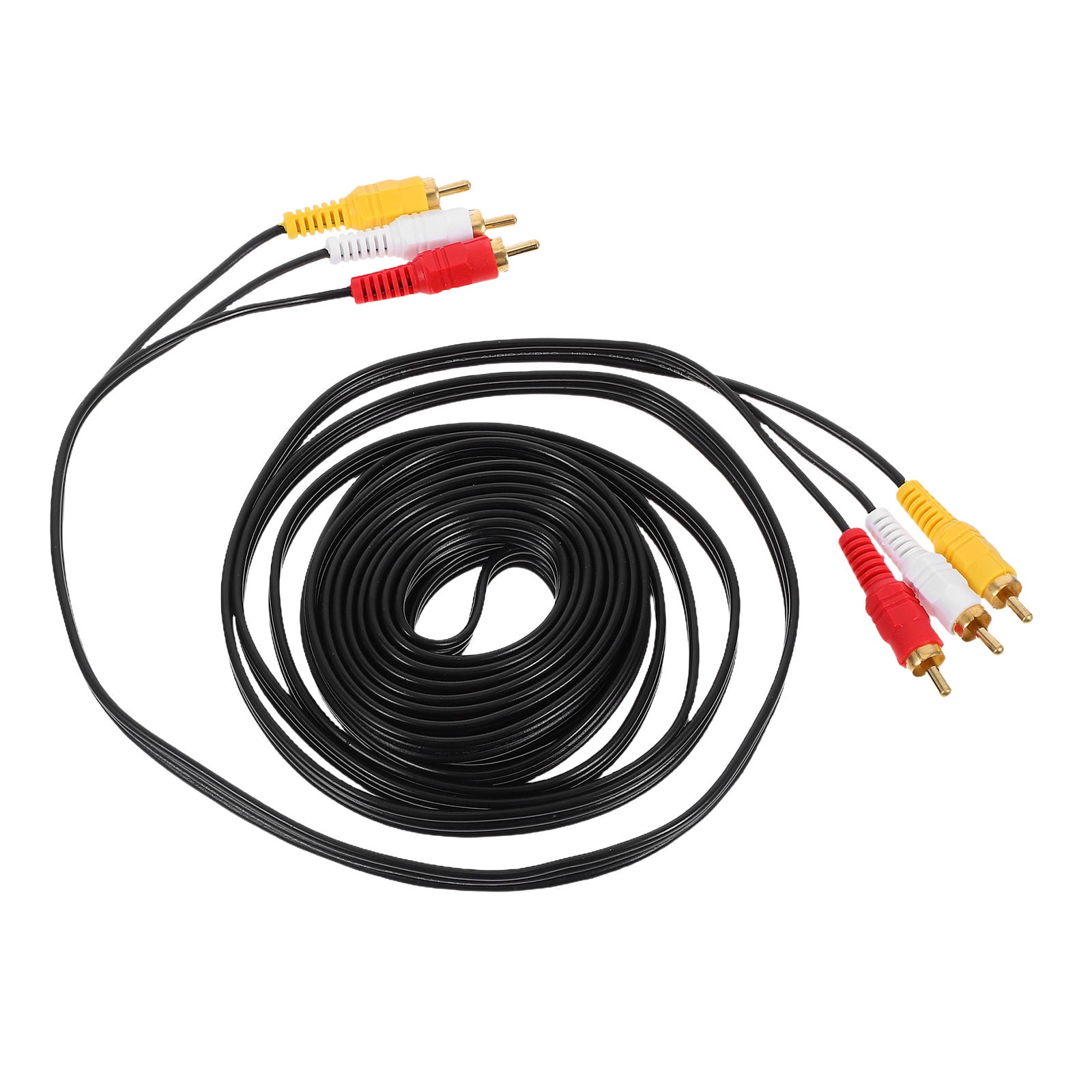 DEEPCRAFF Male to Female Audio Video Cable with 6 Connectors for Av Equipment and Dvd Players
