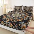 thumbnail image 3 of Castle Fairy Female Men Boho Mandala Twin Sheet Sets,Bohemian Chic Floral Bedding, 3 of 7
