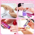 thumbnail image 3 of Lámpara LED pequeña para uñas, minisecador de uñas UV para esmalte de uñas en gel, linterna portátil para manicura en color negro, 3 of 5