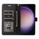 thumbnail image 5 of FOXDOCK Funda tipo Cartera para Samsung Galaxy S23 Plus – Cubierta de Cuero PU con Múltiples Ranuras, Bolsillo para Efectivo y Correa de Muñeca, 5 of 6