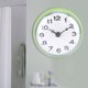 thumbnail image 1 of Reloj de baño Ecomeon reloj de pared con ventosa a Prueba de agua para baño de cocina verde, 1 of 6