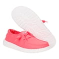 thumbnail image 4 of HEYDUDE Women Wendy Stretch Canvas Slip-On Loafers Fiery Coral, 8, 4 of 6