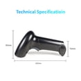 thumbnail image 2 of Barcode Scanner,Code With Stand Scanner 1d 2d Supermarket Library Book Bar Code With Screen Code Compatible Code Compatible With Usb Scanner 1d Support Screen Code Stand Support Screen Sh, 2 of 7
