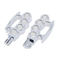 thumbnail image 2 of Reposapiés De Motocicleta Reposapiés Reposapiés De Tablas De Piso Compatible Para XL 883 1200 X48 Plata Zulema Reposapiés de motocicleta, 2 of 8