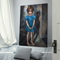 thumbnail image 3 of The Stray Margaret Keane Poster (2) Painting On Canvas Wall Art Poster Scroll Picture Print Living Room Walls Decor Home Posters 24x36inch(60x90cm), 3 of 6