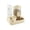 A, variant on 2-in-1 Automatic Cat Feeder & Water Dispenser, Non- Base Gravity Feeding Station for Cats & Small Dogs