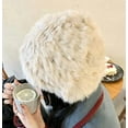 thumbnail image 3 of CoCopeaunt Women Cute Fuzzy Bucket Hat Fluffy Winter Cozy Wool Girls Students Fisherman Cap, 3 of 4