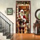 thumbnail image 5 of Cortinas para puertas, adornos navideños, decoración navideña, cortina para puertas, cubierta para puertas, diseño de escena navideña, fondo, adornos navideños, decoraciones navideñas para exteriores,, 5 of 7