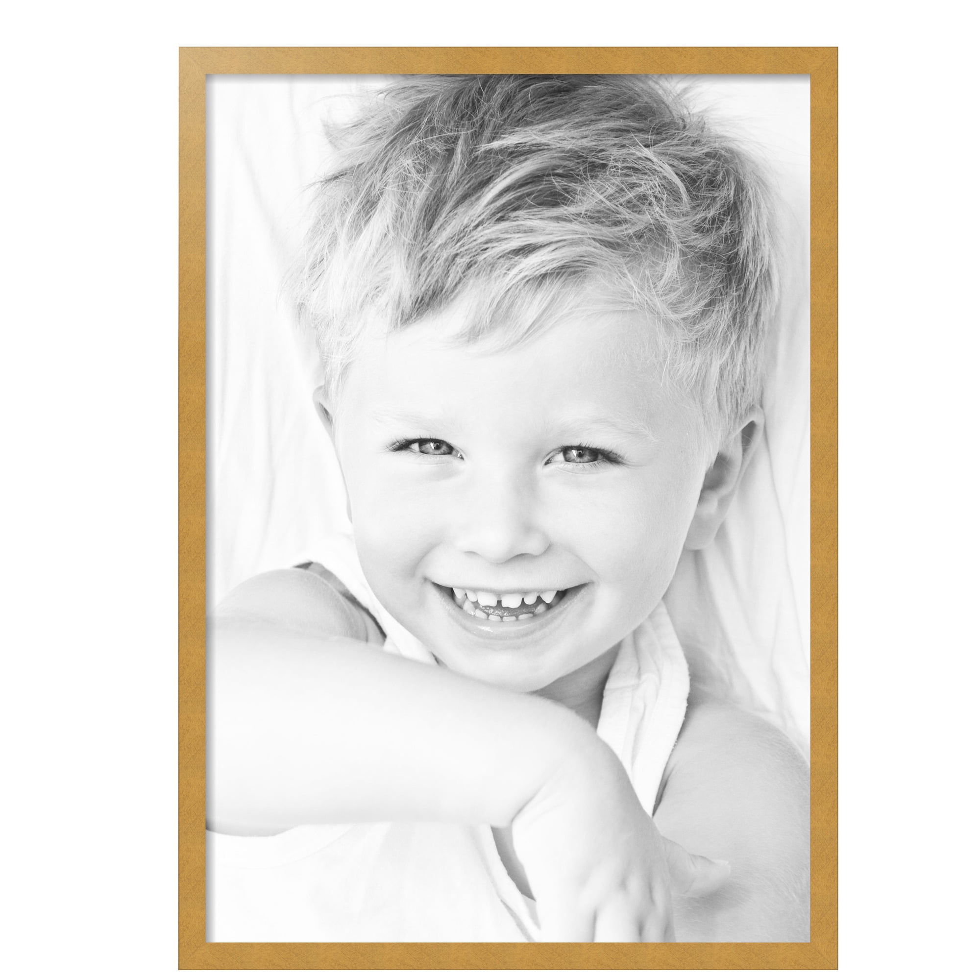 ArtToFrames 28" x 40" Classic Gold Picture Frame, 28x40 inch Gold MDF Poster Frame (WOM-4498),  Pack