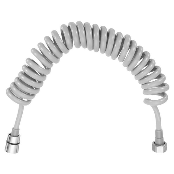Uxcell Bidet Sprayer Tube, 3 M Bidet Spring Hose Flexible Shower Tube, Grey