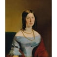 thumbnail image 2 of Eduard Swoboda 20x24 Black Ornate Framed Double Matted Museum Art Print Titled: Women's Portrait, 2 of 5
