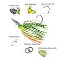 thumbnail image 2 of Cebo 7cm 10g Spinner Lures Artificial Wobbler Chatterbait ( ) Verde Negro Sywqhk Para Estrenar, 2 of 6