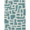 thumbnail image 2 of Addison Rugs Chantille Indoor/Outdoor Transitional Lines Teal Washable Rectangle Rug, 3' x 5', 2 of 6