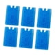thumbnail image 3 of 6 cajas de hielo, bloques de hielo para congeladores, resistentes, reutilizables, ligeras, para enfriar hielo. Copo de nieve azul, 3 of 9