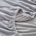 thumbnail image 6 of Yumcute Velvet Bed Headboard Slipcover, Gray, 79in, 6 of 8